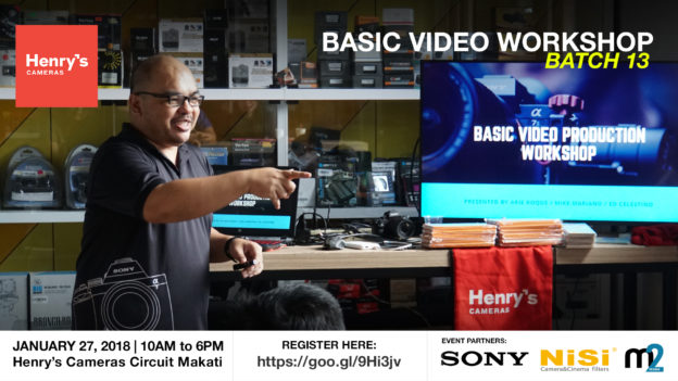 Henry's Cameras Basic Video Production Workshop - Batch 13