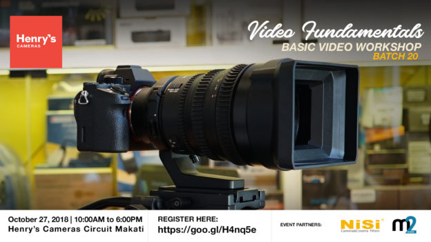 Henry's Cameras Basic Video Production Workshop - Batch 20 | M2 Studio Philippines