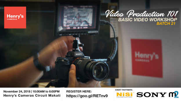 Henry's Cameras Basic Video Production Workshop - Batch 21 | M2 Studio Philippines